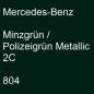 Preview: Mercedes-Benz, Minzgrün / Polizeigrün Metallic 2C, 804.